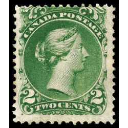 canada stamp 24 queen victoria 2 1868 M VG FOG 046