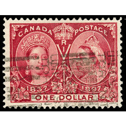 canada stamp 61 queen victoria diamond jubilee 1 1897 U VF 097