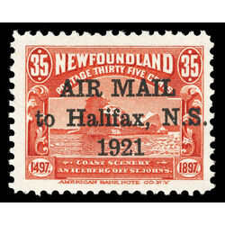 newfoundland stamp c3f iceberg 35 1921 M VFNH 002