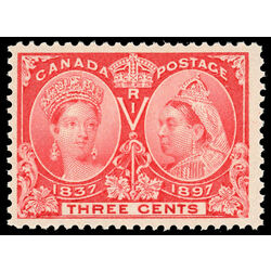 canada stamp 53 queen victoria diamond jubilee 3 1897 M F VFNH 024