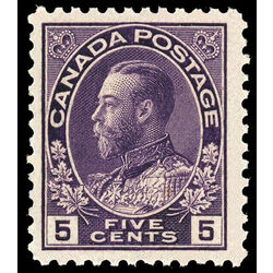 canada stamp 112 king george v 5 1922 M F VFNH 010