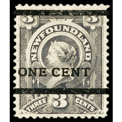 newfoundland stamp 76 queen victoria 1897