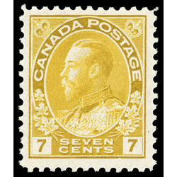 canada stamp 113 king george v 7 1912 M F VFNH 012