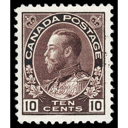 canada stamp 116 king george v 10 1912 M VF 018