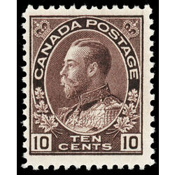 canada stamp 116 king george v 10 1912 M F VFNH 017