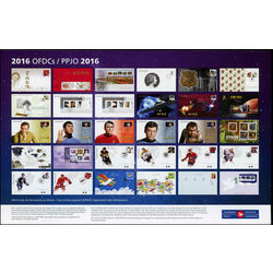 2016 collection canada official first day covers