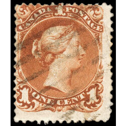 canada stamp 31 queen victoria 1 1868 U VG F 008