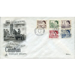 canada stamp 454p 58 fdc queen elizabeth ii northern lights 1 1967