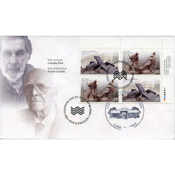 canada stamp 1955a sculptors 2002 FDC UR 002