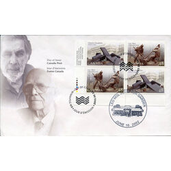 canada stamp 1955a sculptors 2002 FDC LL