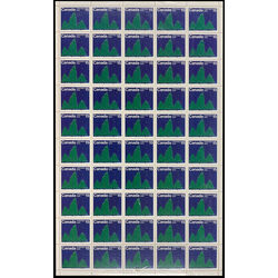 canada stamp 679 christmas trees 15 1975 M PANE BL