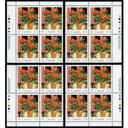 canada stamp 1148 poinsettia 36 1987 PB SET