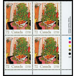 canada stamp 1150 mistletoe tree 72 1987 PB LR