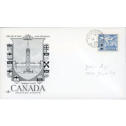 canada stamp 430 jet plane ottawa 1964 FDC 007