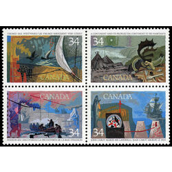 canada stamp 1107i henry hudson 34 1986 M VFNH BLOCK