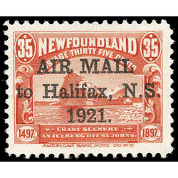 newfoundland stamp c3h iceberg 35 1921 M VF 003