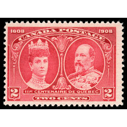 canada stamp 98i king edward vii queen alexandra 2 1908 M F VFNH 013