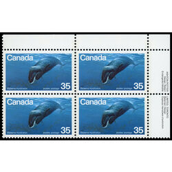 canada stamp 814 bowhead whale 35 1979 PB UR