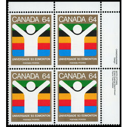 canada stamp 982 world university games 64 1983 PB UR