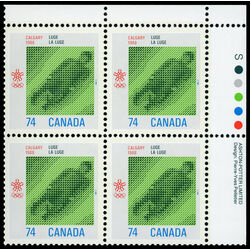 canada stamp 1198 luge 74 1988 PB UR