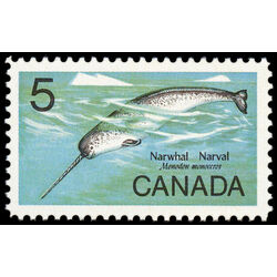 canada stamp 480 narwhal 5 1968