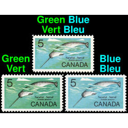 canada stamp 480 narwhal 5 1968 M VFNH TRIO