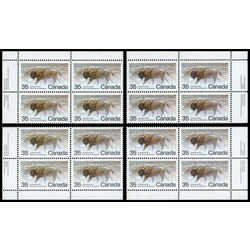 canada stamp 884 wood bison 35 1981 PB SET