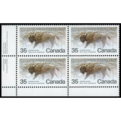 canada stamp 884 wood bison 35 1981 PB LL