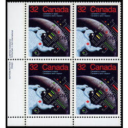 canada stamp 1046 astronaut and control panel 32 1985 PB LL