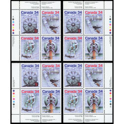 canada stamp 1102a canada day science and technology 1 1986 PB SET