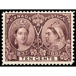 canada stamp 57 queen victoria diamond jubilee 10 1897 M F VFNH 078