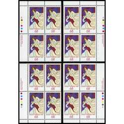 canada stamp 1115 christmas angels 68 1986 PB SET