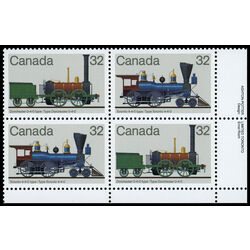 canada stamp 1000a canadian locomotives 1836 1860 1 1983 PB LR