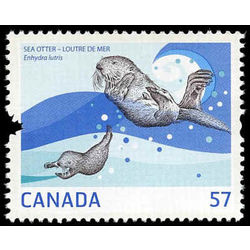 canada stamp 2387b sea otter 57 2010