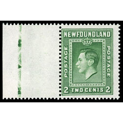 newfoundland stamp 245iii king george vi 2 1938 M FNH 001