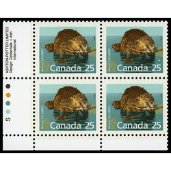 canada stamp 1161 beaver 25 1988 PB LL