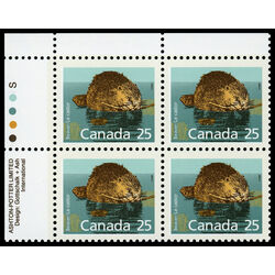 canada stamp 1161 beaver 25 1988 PB UL