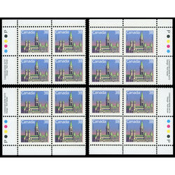 canada stamp 1165ii houses of parliament 38 1989 PB SET