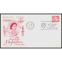 canada stamp 457 queen elizabeth ii seaway 4 1967 FDC 012