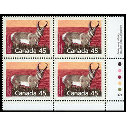 canada stamp 1172 pronghorn 45 1990 PB LR