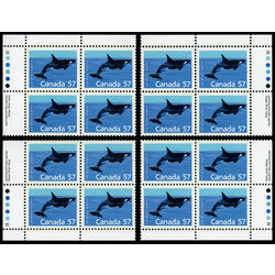 canada stamp 1173 killer whale 57 1988 PB SET