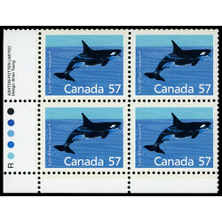 canada stamp 1173 killer whale 57 1988 PB LL