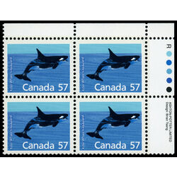 canada stamp 1173 killer whale 57 1988 PB UR