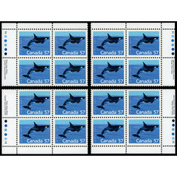 canada stamp 1173i killer whale 57 1988 PB SET