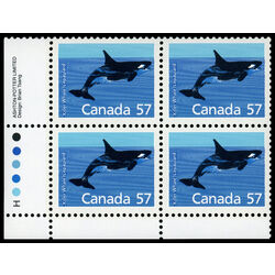 canada stamp 1173i killer whale 57 1988 PB LL