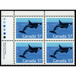 canada stamp 1173i killer whale 57 1988 PB UL