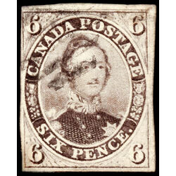 canada stamp 10 hrh prince albert 6d 1857 U VF 015