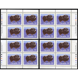 canada stamp 1174a musk ox 59 1989 PB SET