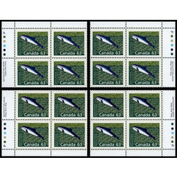 canada stamp 1176a harbour porpoise perf 13 1 63 1990 PB SET