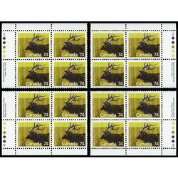 canada stamp 1177 wapiti 74 1988 PB SET